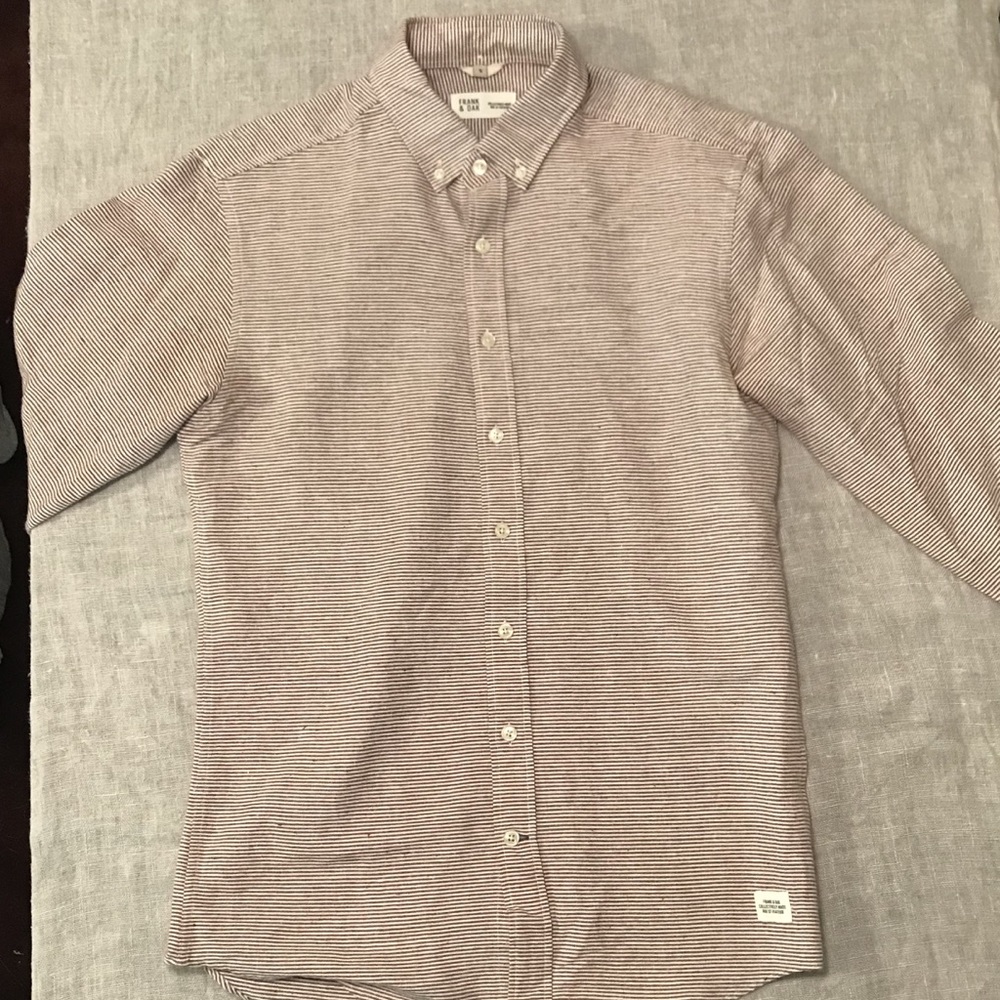 Frank & Oak Striped Lightweight Button-up Shirt